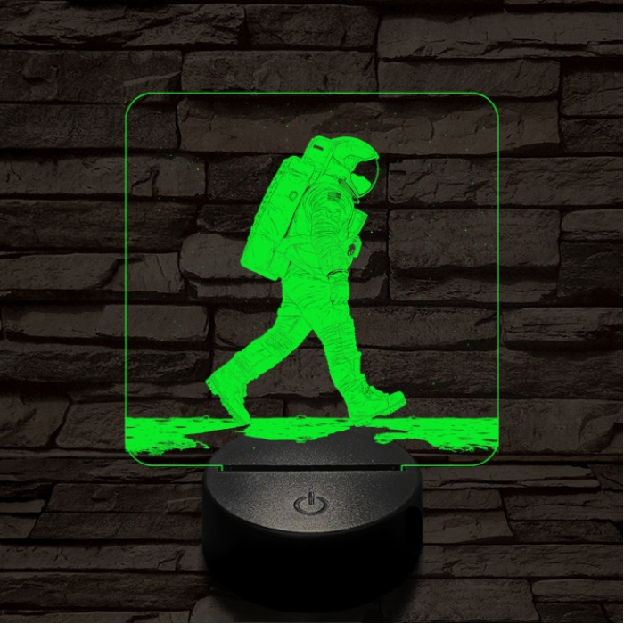 Holdséta 3D led lámpa