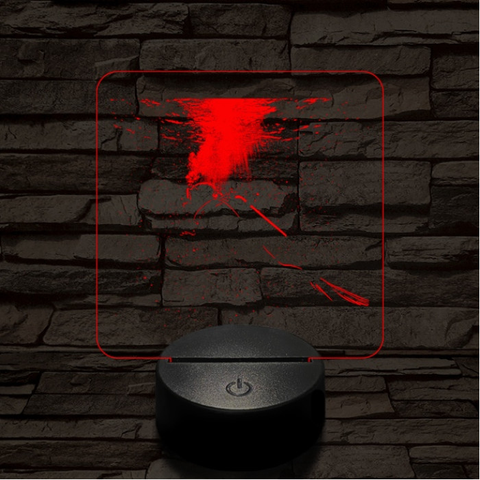 Búvár 3D led lámpa