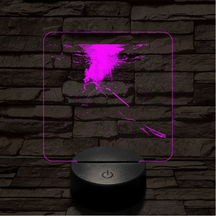 Búvár 3D led lámpa