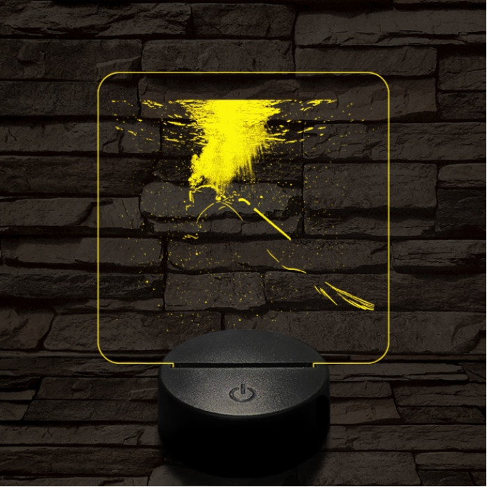 Búvár 3D led lámpa