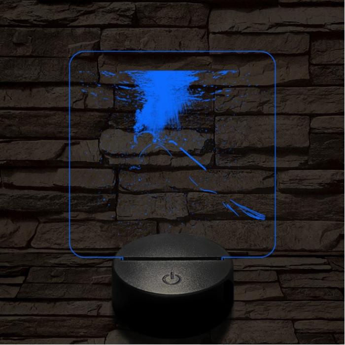 Búvár 3D led lámpa