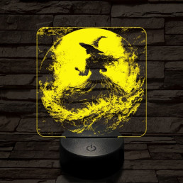 Az éj nővére 7 színű  3D led lámpa