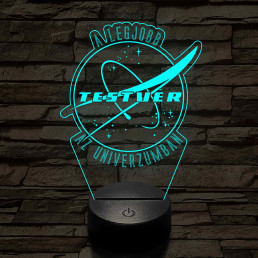 A legjobb testvér az univerzumban – 7 színű színváltós 3D LED lámpa