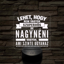 Lehet, hogy nem vagyok szuperhős, de nagynéni vagyok – 7 színű, színváltós LED lámpa