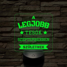A legjobb tesók – 7 színű színváltós 3D LED lámpa