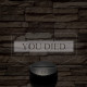 Elden Ring "You Died" 7 színű 3D led lámpa
