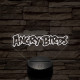 Angry Birds felirat 7 színű 3D led lámpa