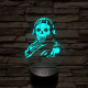 Call of Duty Ghost Simon 7 színű 3D led lámpa