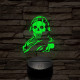 Call of Duty Ghost Simon 7 színű 3D led lámpa