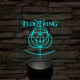 Elden Ring logó 7 színű 3D led lámpa