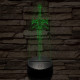 World of Warcraft ősi jégkard 7 színű 3D led lámpa