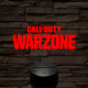 Call of Duty Warzone logo 7 színű 3D led lámpa