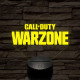 Call of Duty Warzone logo 7 színű 3D led lámpa