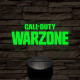 Call of Duty Warzone logo 7 színű 3D led lámpa