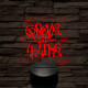 GTA Grove Street graffiti 7 színű 3D led lámpa