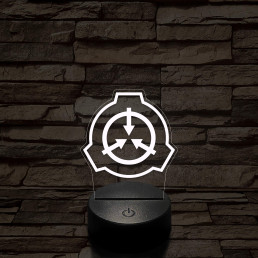 SCP 7 színű 3D led lámpa