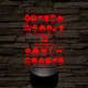Overwatch karakterek 7 színű 3D led lámpa
