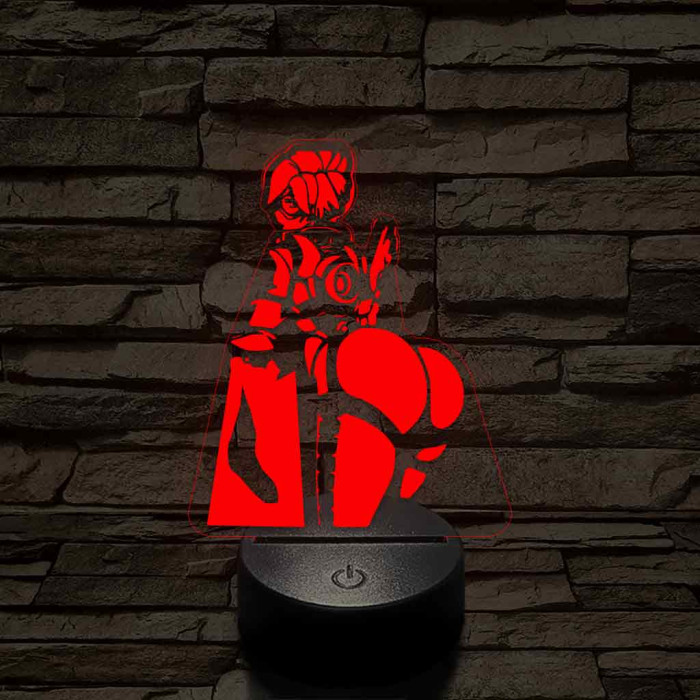 Overwatch Tracker pózol 7 színű 3D led lámpa