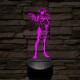 Overwach Dva 7 színű 3D led lámpa