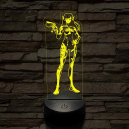 Overwach Dva 7 színű 3D led lámpa