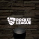 Rocket League logo 7 színű 3D led lámpa