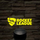 Rocket League logo 7 színű 3D led lámpa