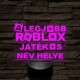 A legjobb játékos Roblox 7 színű 3D led lámpa