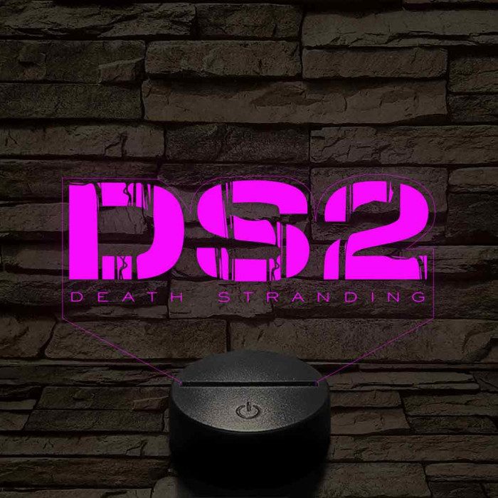 Death Stranding 2 7 színű 3D led lámpa