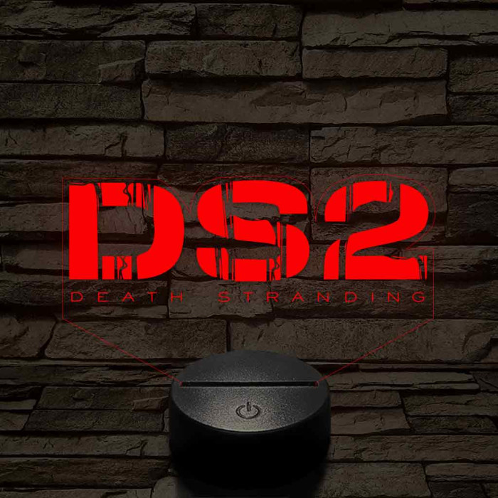 Death Stranding 2 7 színű 3D led lámpa