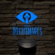 Little Nightmares logo 7 színű 3D led lámpa