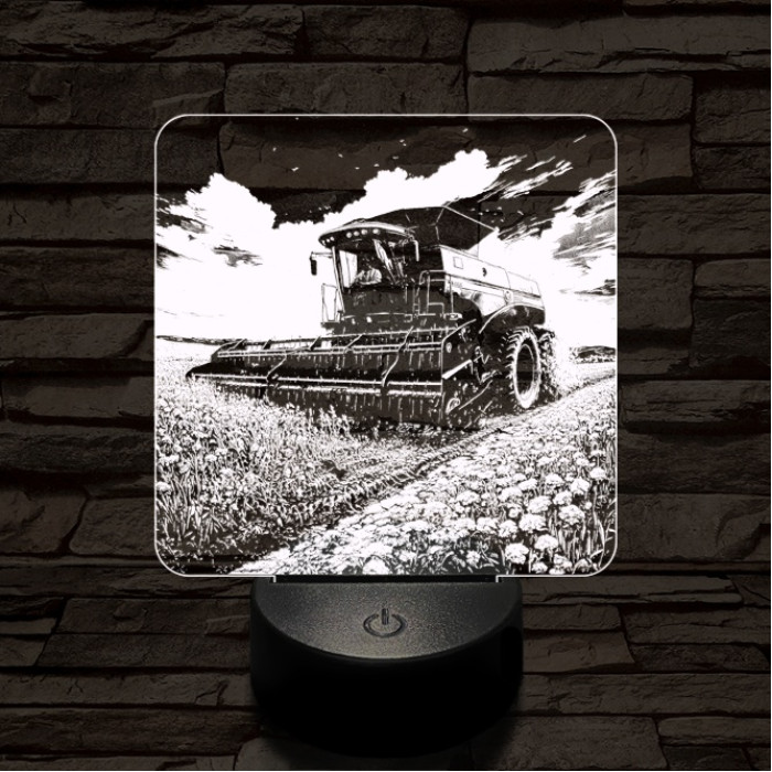 Aratás közben 7 színű valósághű 3D led lámpa