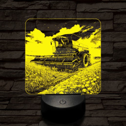 Aratás közben 7 színű valósághű 3D led lámpa