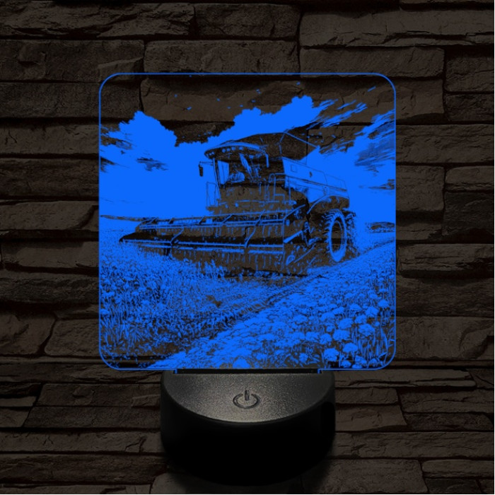 Aratás közben 7 színű valósághű 3D led lámpa