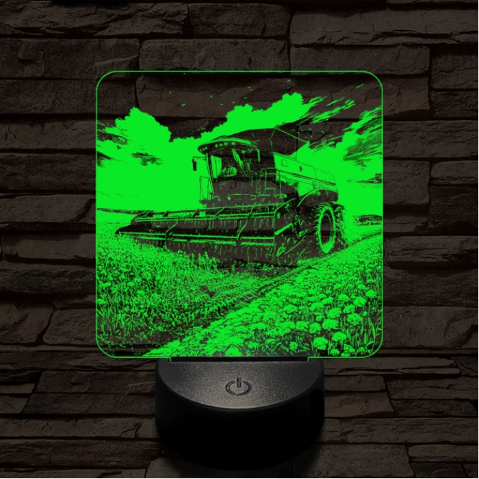 Aratás közben 7 színű valósághű 3D led lámpa