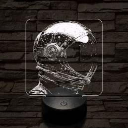 Űrbe futó tekintet 3D led lámpa