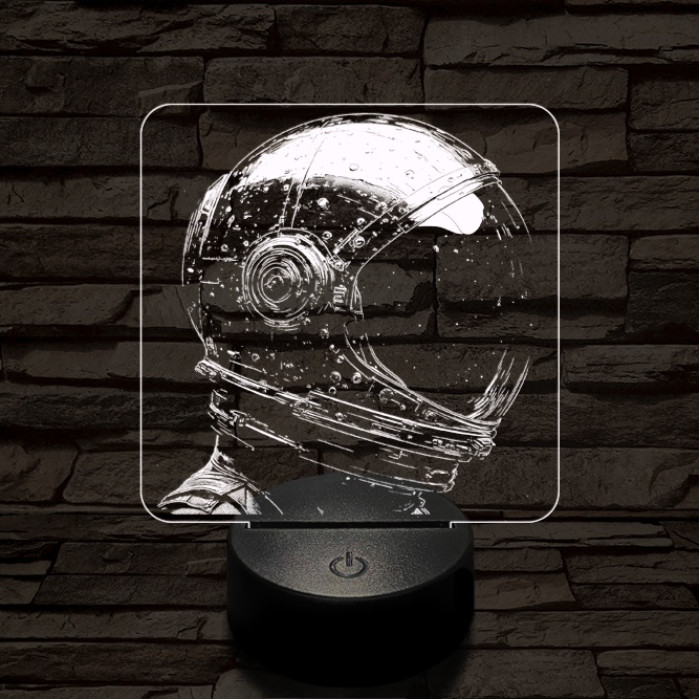 Űrbe futó tekintet 3D led lámpa