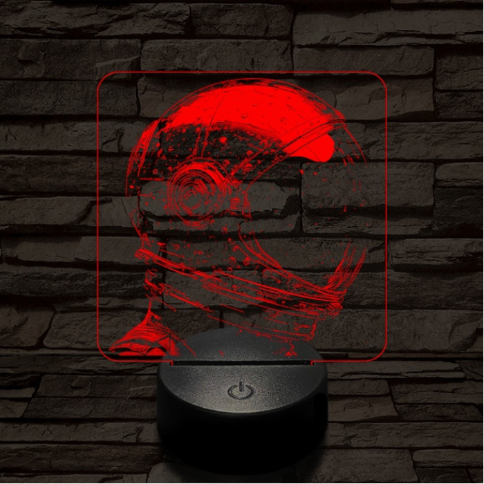 Űrbe futó tekintet 3D led lámpa