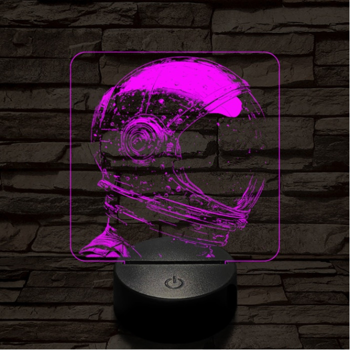 Űrbe futó tekintet 3D led lámpa