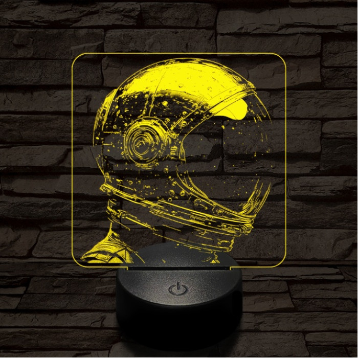 Űrbe futó tekintet 3D led lámpa