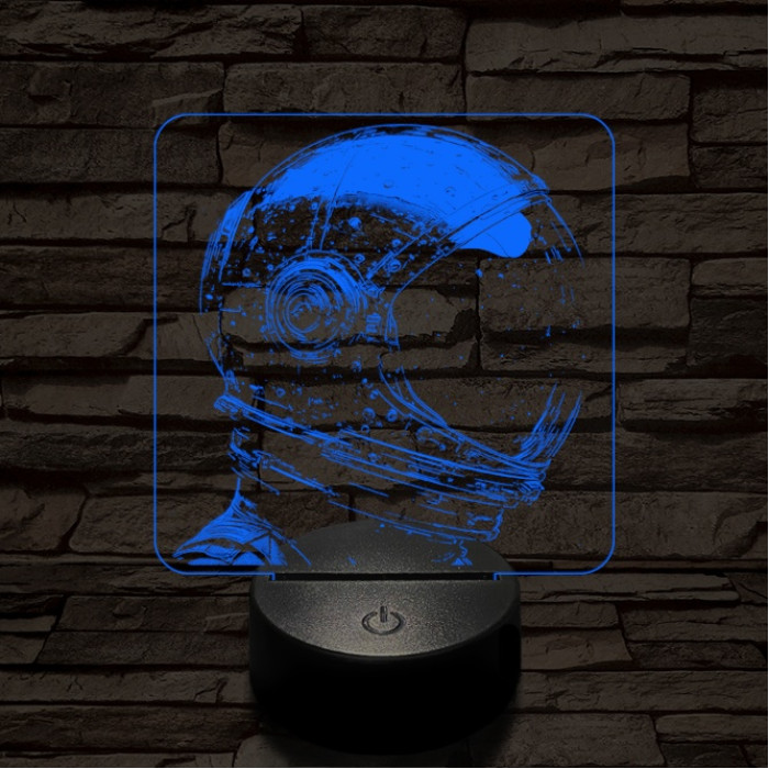 Űrbe futó tekintet 3D led lámpa