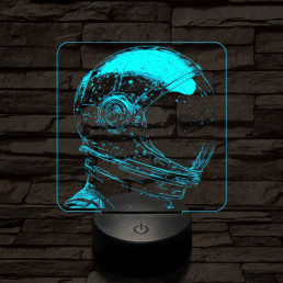 Űrbe futó tekintet 3D led lámpa
