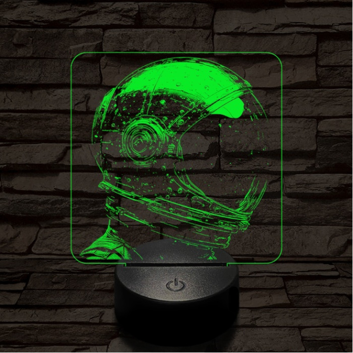 Űrbe futó tekintet 3D led lámpa