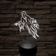 Ősi szellem 7 színű  3D led lámpa