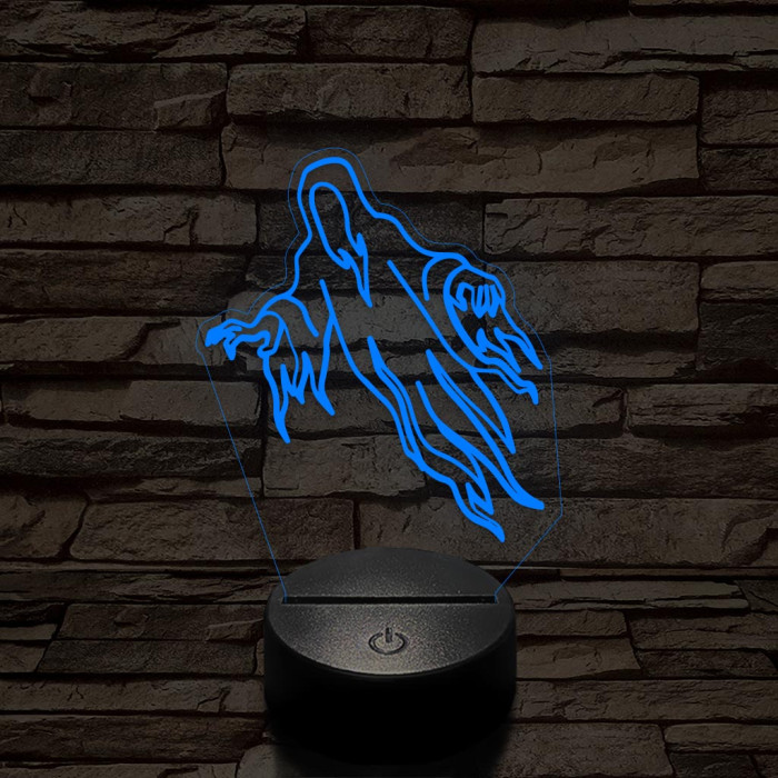 Ősi szellem 7 színű  3D led lámpa