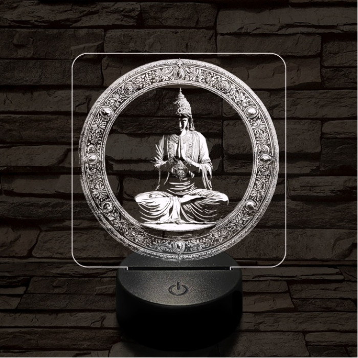 Levitáló mester 7 színű  3D led lámpa