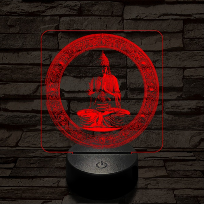 Levitáló mester 7 színű  3D led lámpa