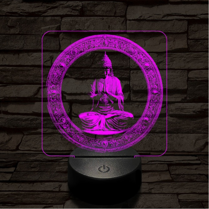 Levitáló mester 7 színű  3D led lámpa