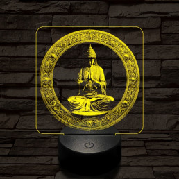 Levitáló mester 7 színű  3D led lámpa