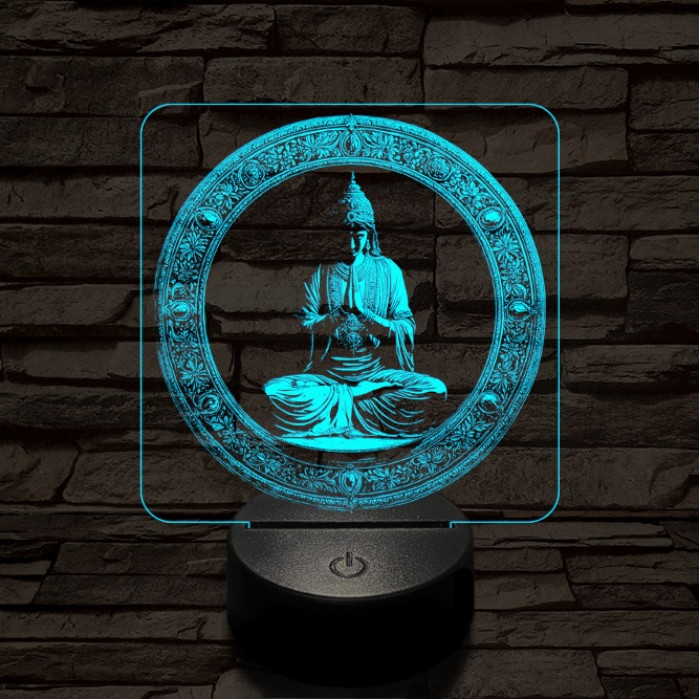 Levitáló mester 7 színű  3D led lámpa