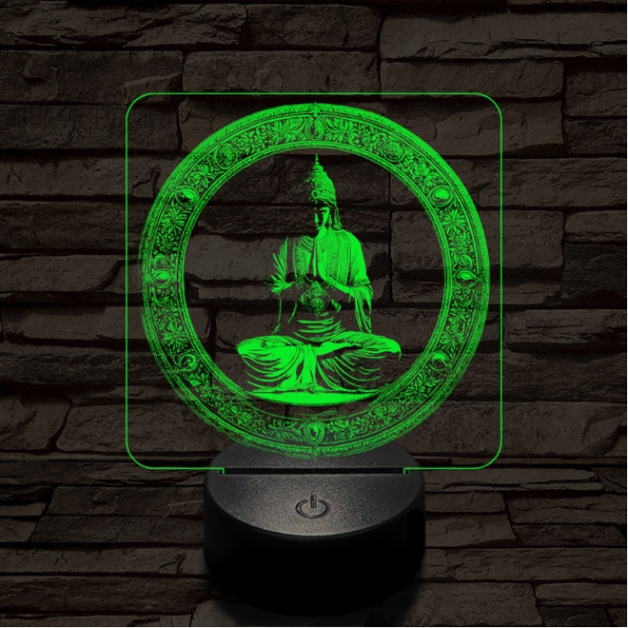 Levitáló mester 7 színű  3D led lámpa